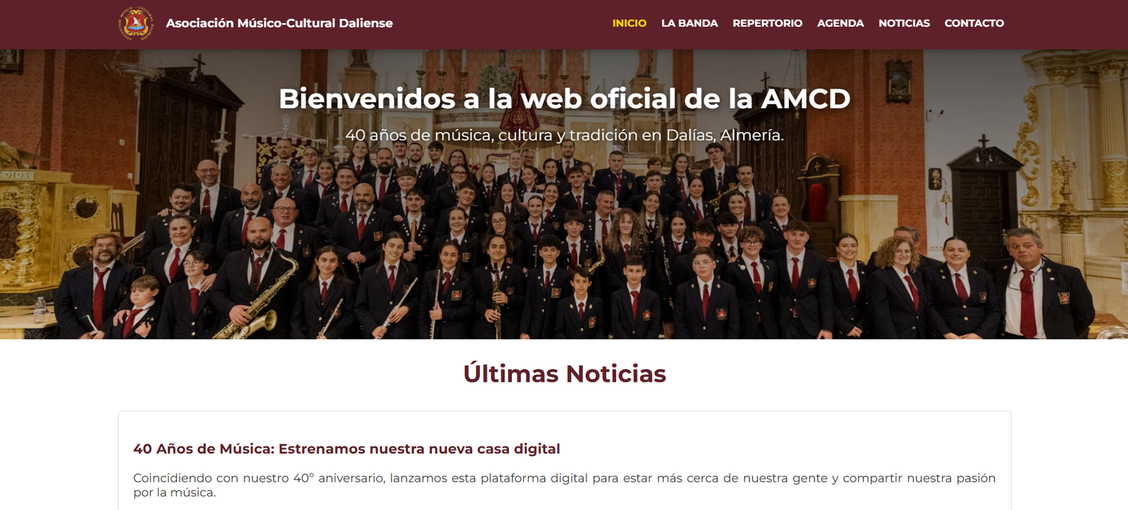 40 Años de Música: Estrenamos nuestra nueva casa digital